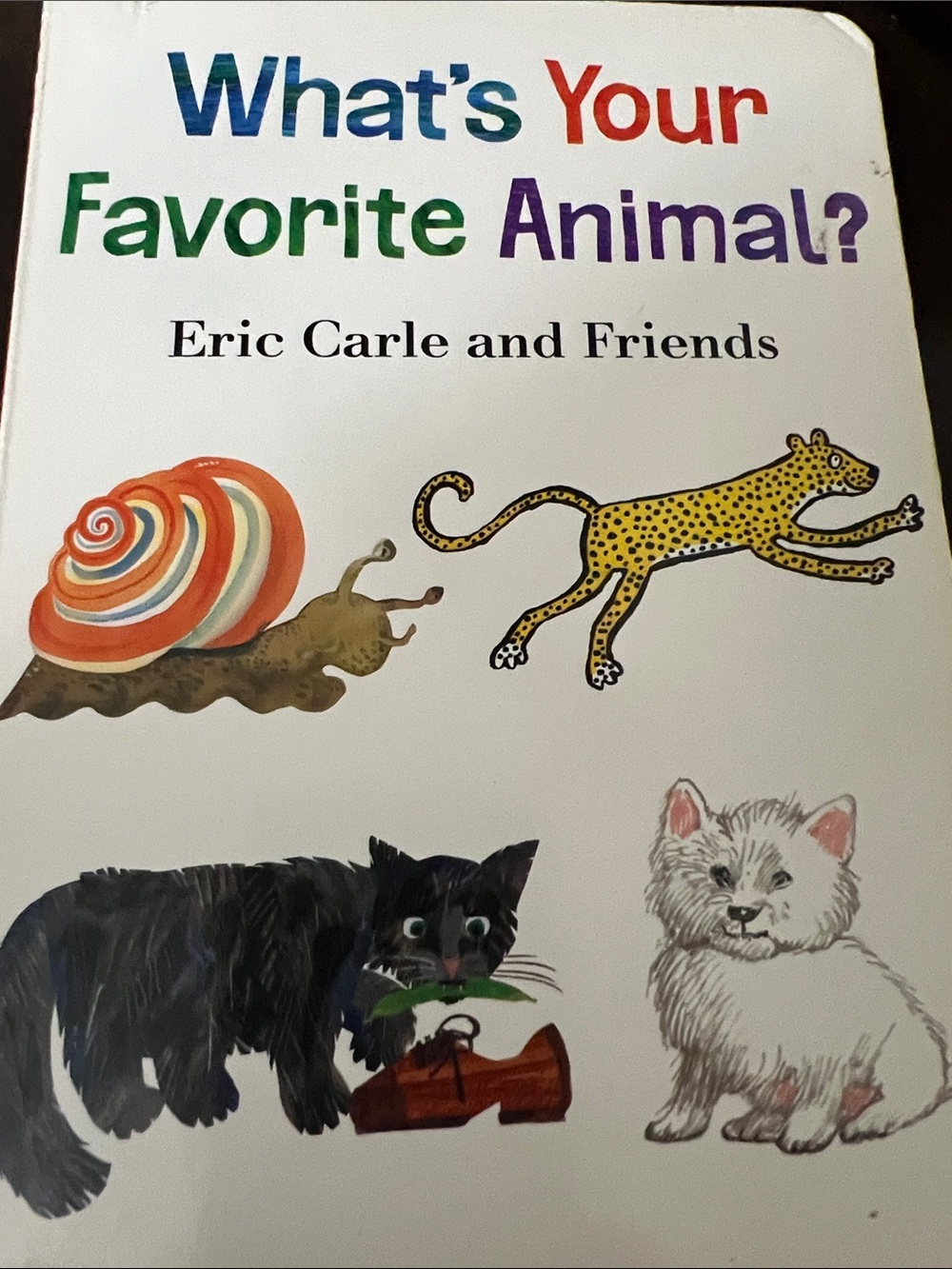 What's Your Favorite Animal? Board Book - White